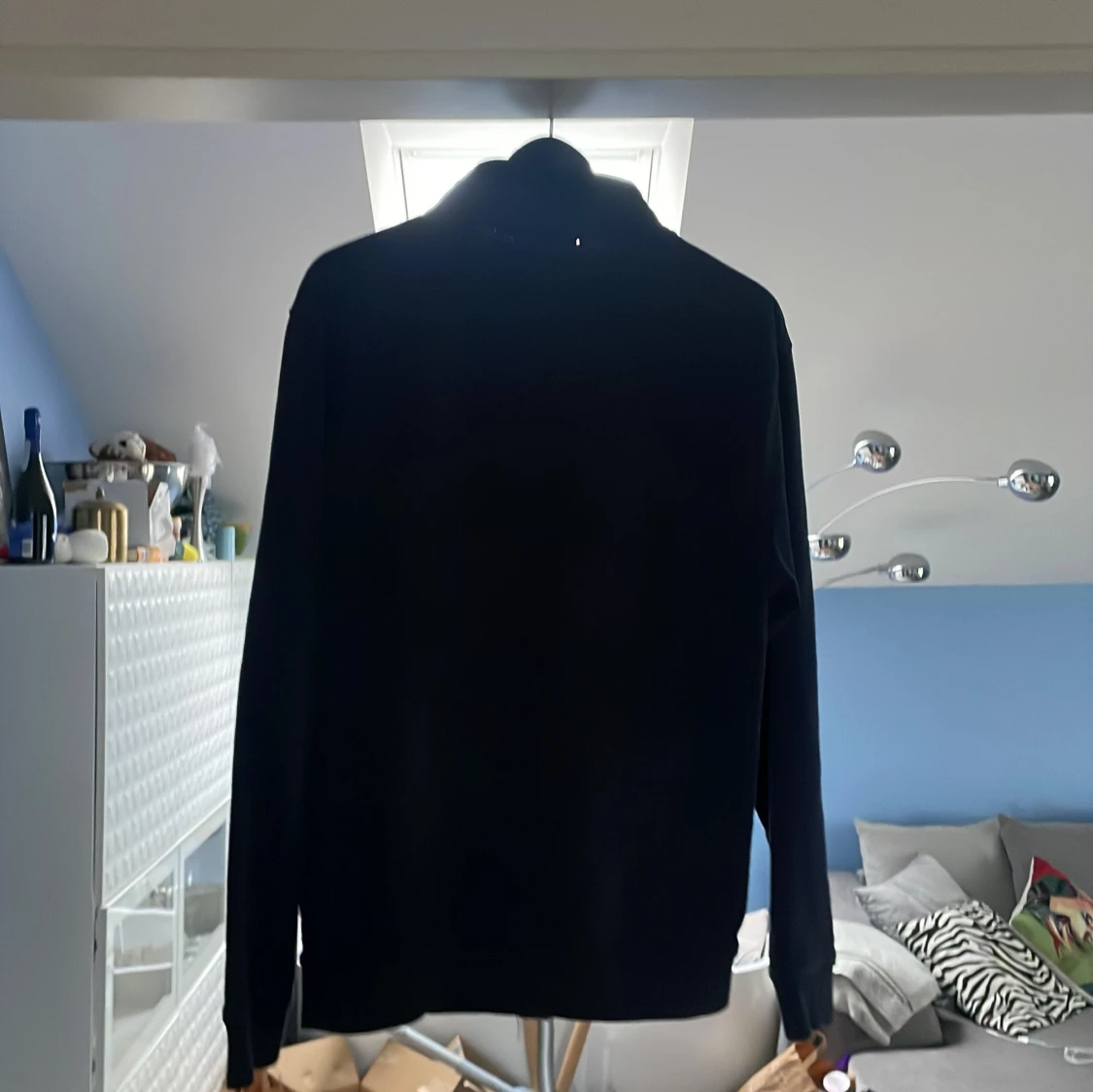 Mörkblå tröja med dragkedja från Polo Club - 3
