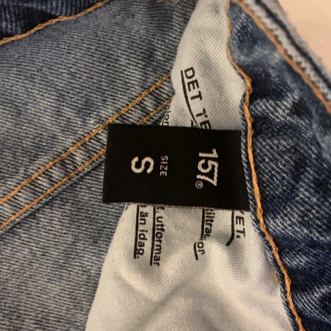 Blå jeansbyxor från 157 - 1