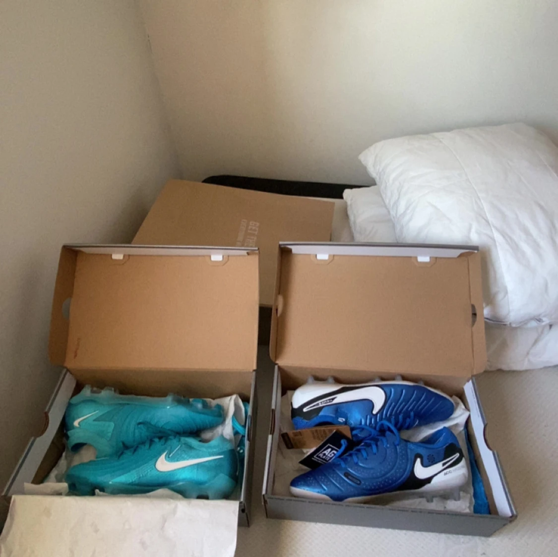 Blå fotbollsskor från nike tiempo elit - 2