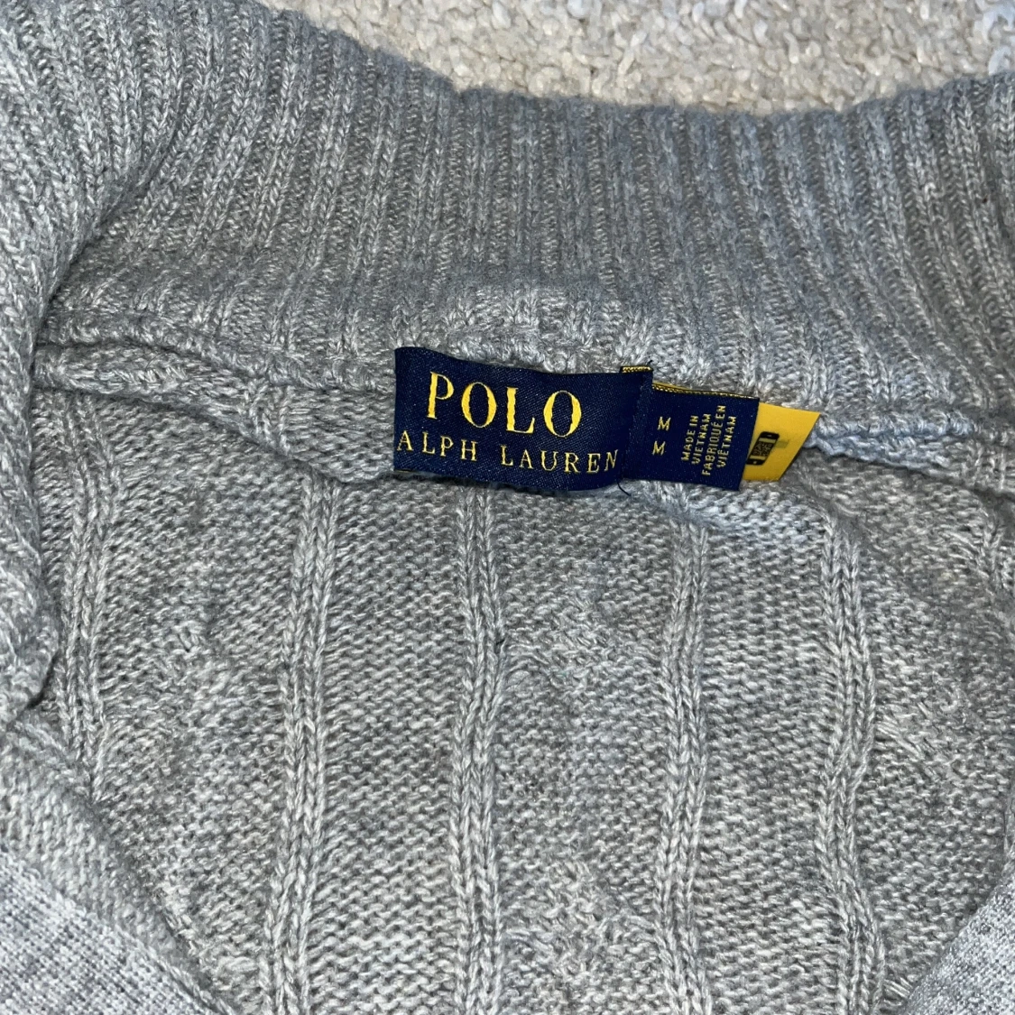 Grå halfzip tröja från Polo Ralph Lauren - 2
