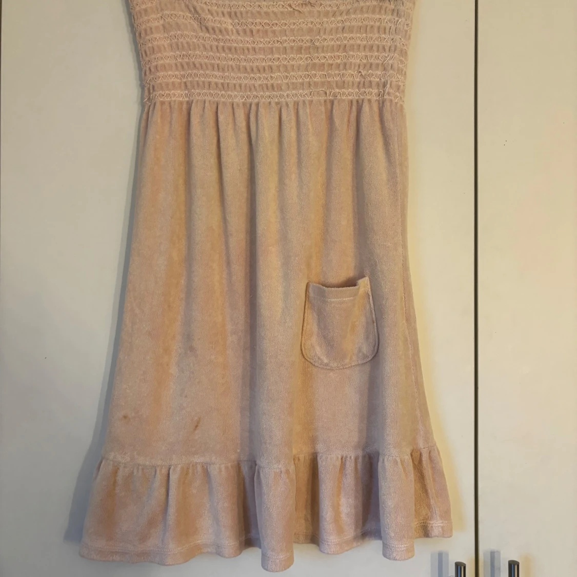 Ljusrosa frottéklänning från Juicy Couture