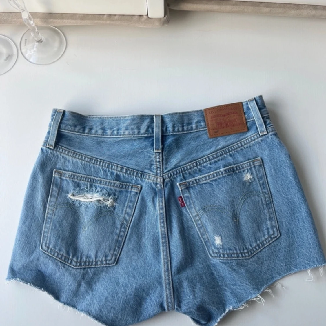 Blå jeansshorts från Levi's