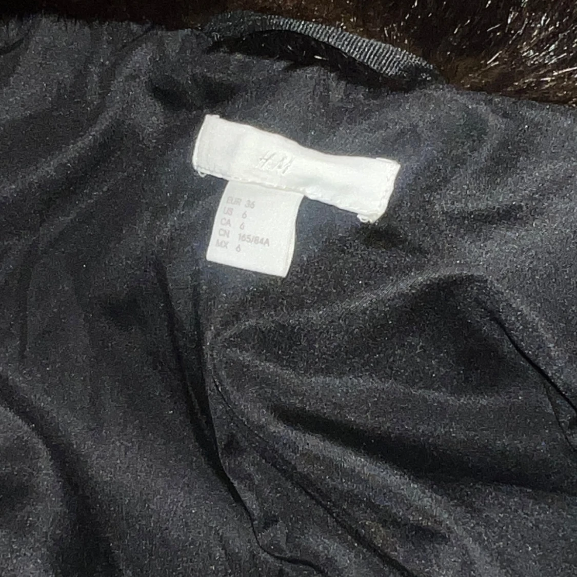 Brun pälsjacka från H&M - 1