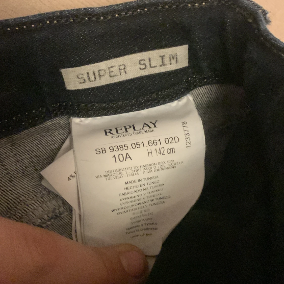 Blå Replay Hyperflex jeans - 3