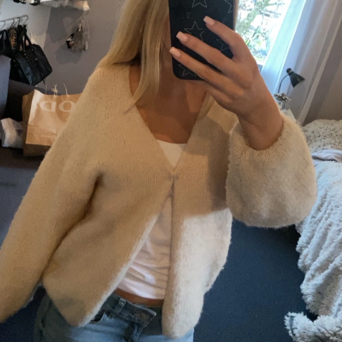 Beige lindex kofta - 1