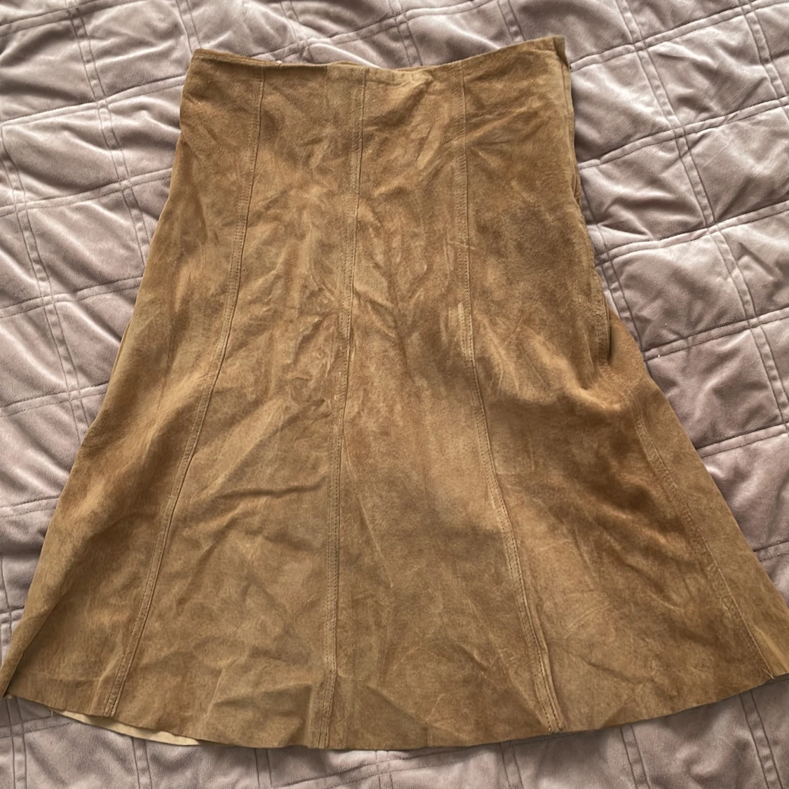 Beige mockakjol från H&M