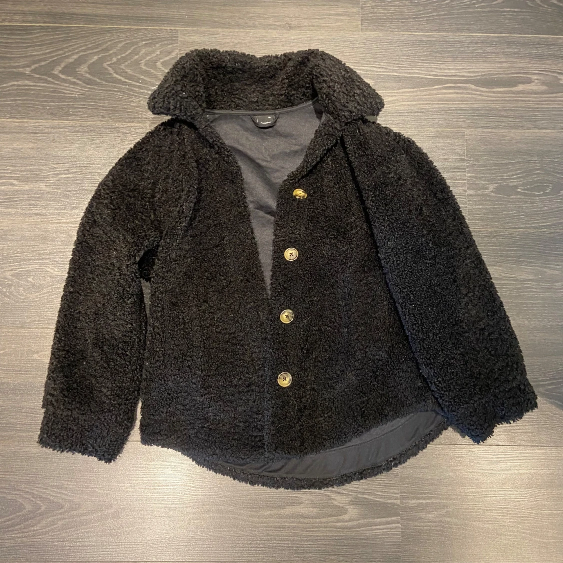 Svart teddyjacka - 92