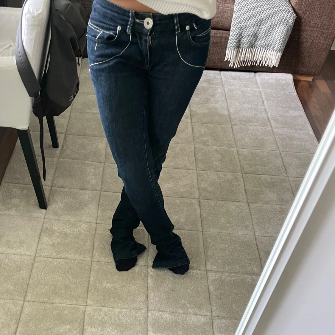 Lågmidjade jeans💞 - 90