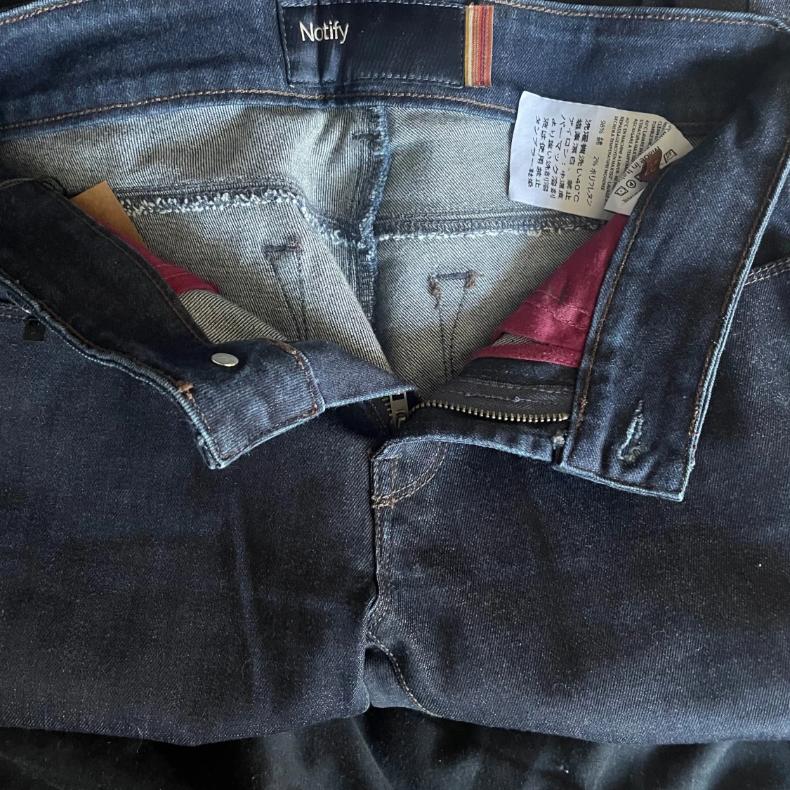 lågmidjade bootcut jeans  - 91