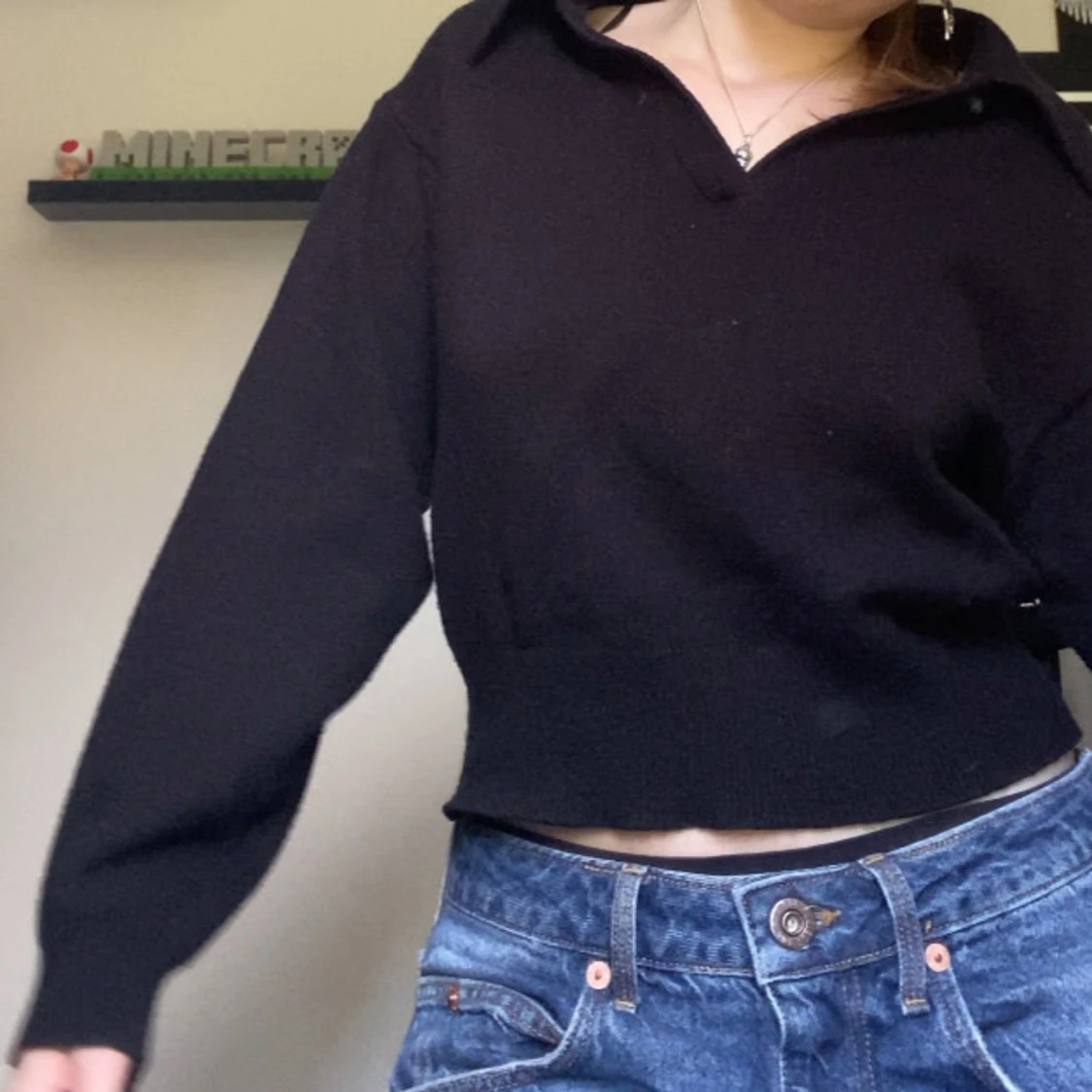 Tröja med krage - 92