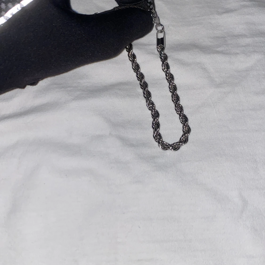 Silver armband och halsband