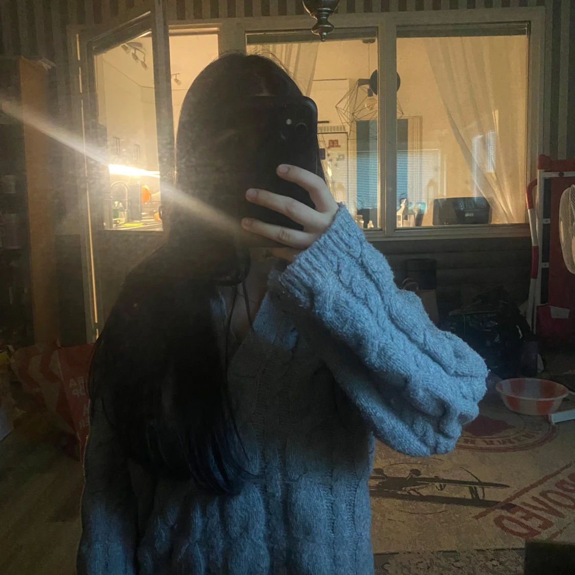 Stickad tröja  - 90