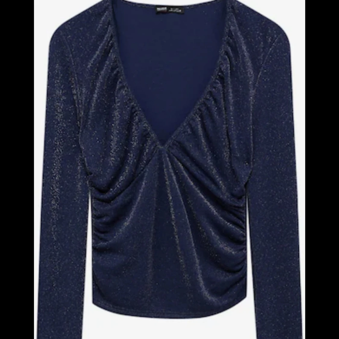 Mörkblå glittrig klänning från Bershka - 93