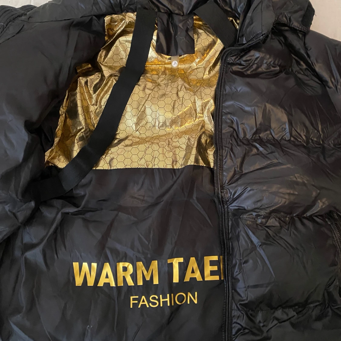 Svart Pufferjacka  - 92