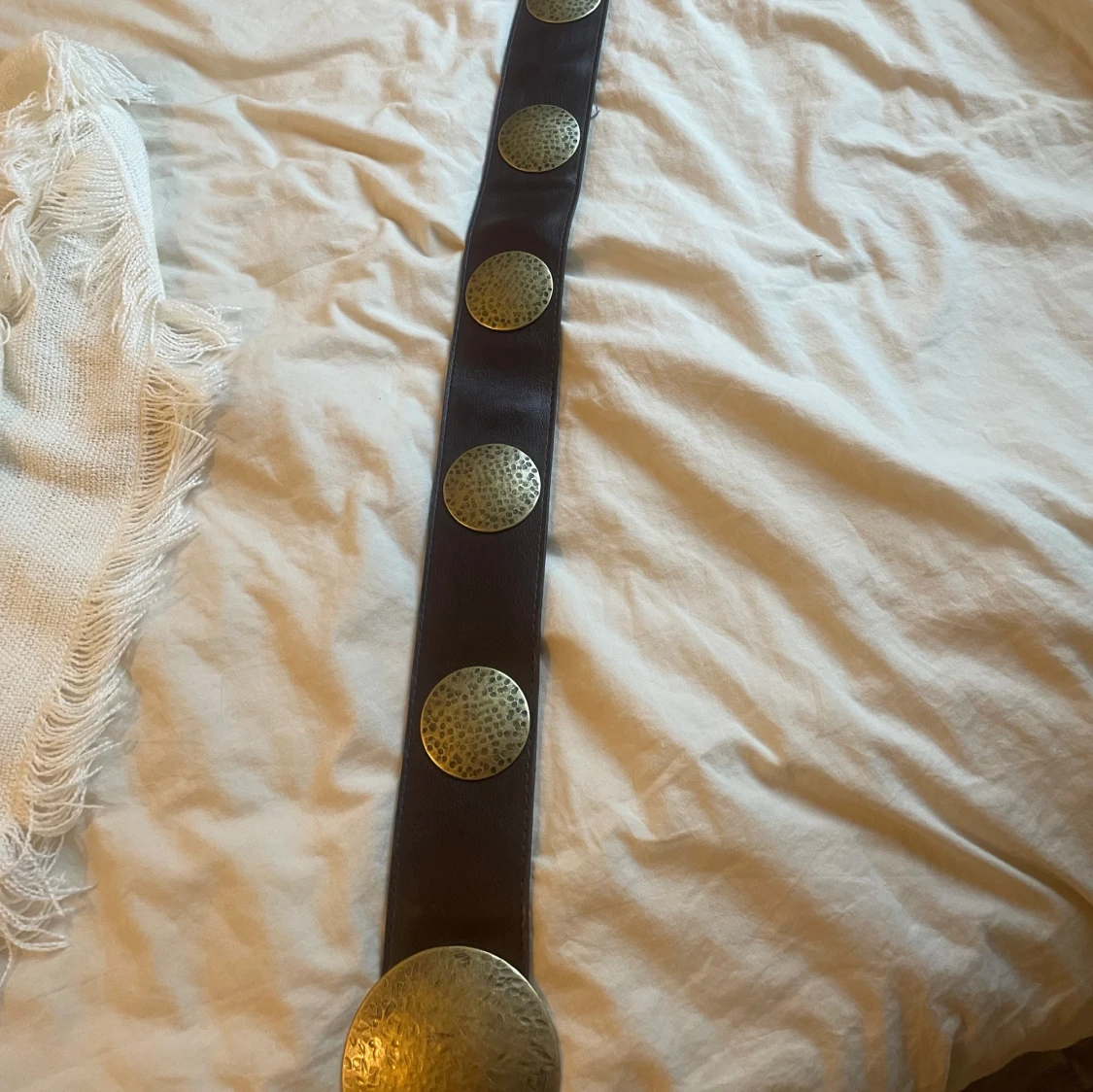 vintage bälte läder