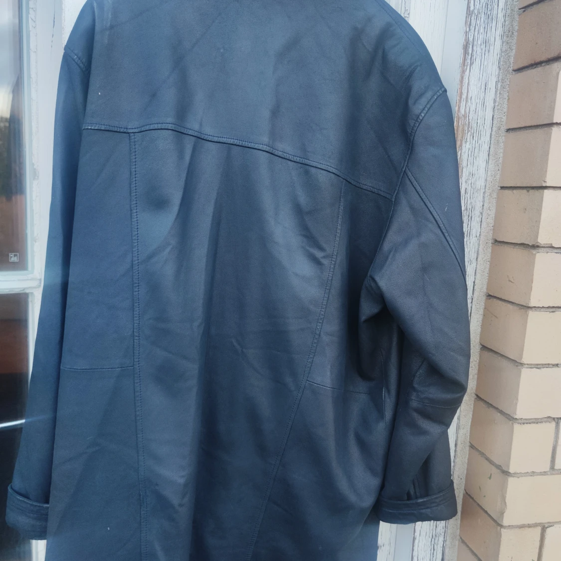 Skinnjacka i äkta lädee  - 90