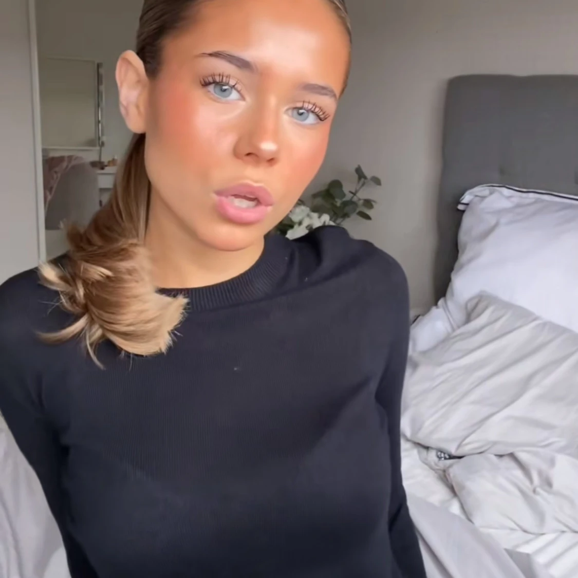 Finstickad tröja  - 90