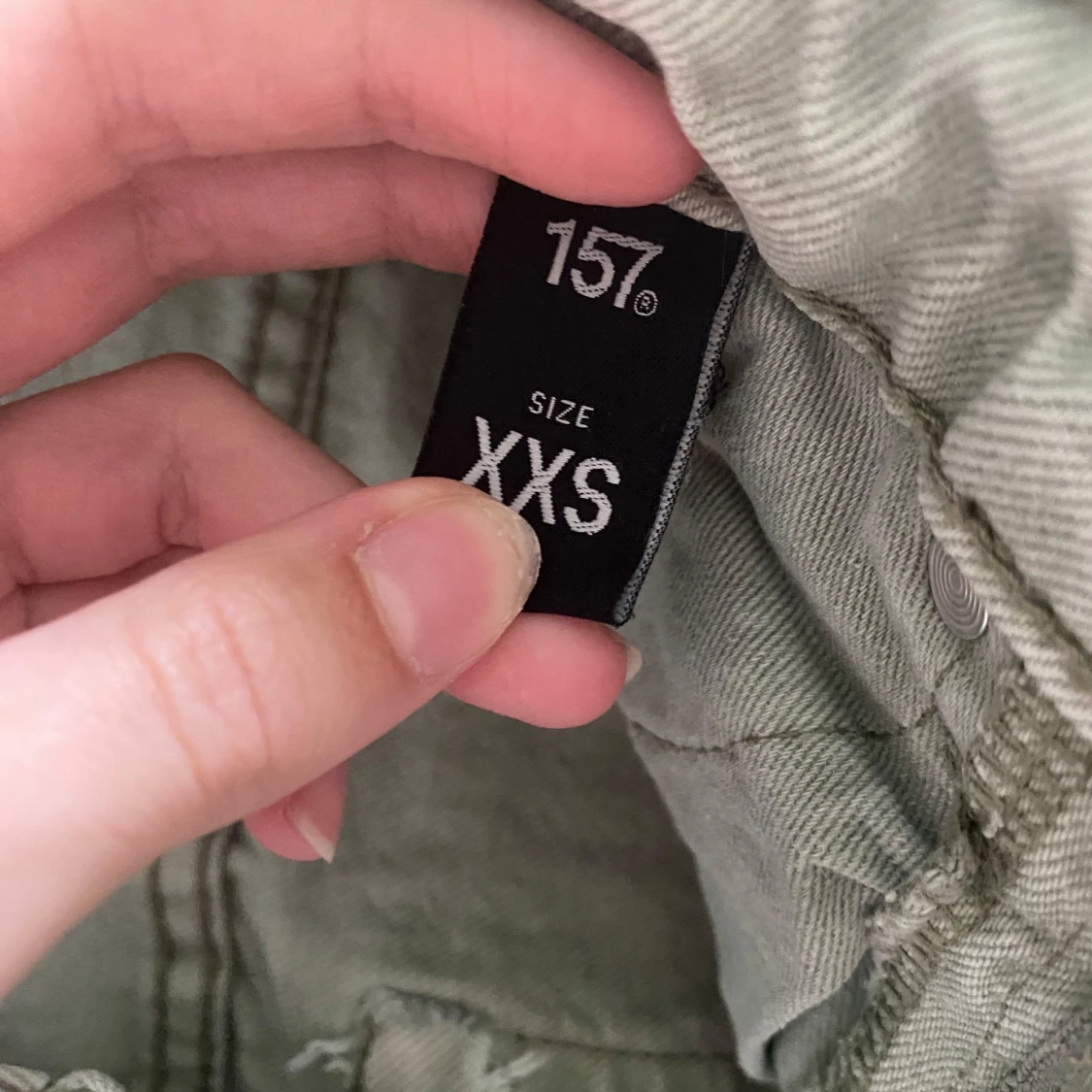 Ljusgrågröna jeans  - 91