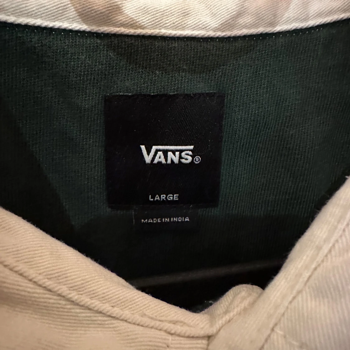 Grön långärmad pikétröja från Vans - 90