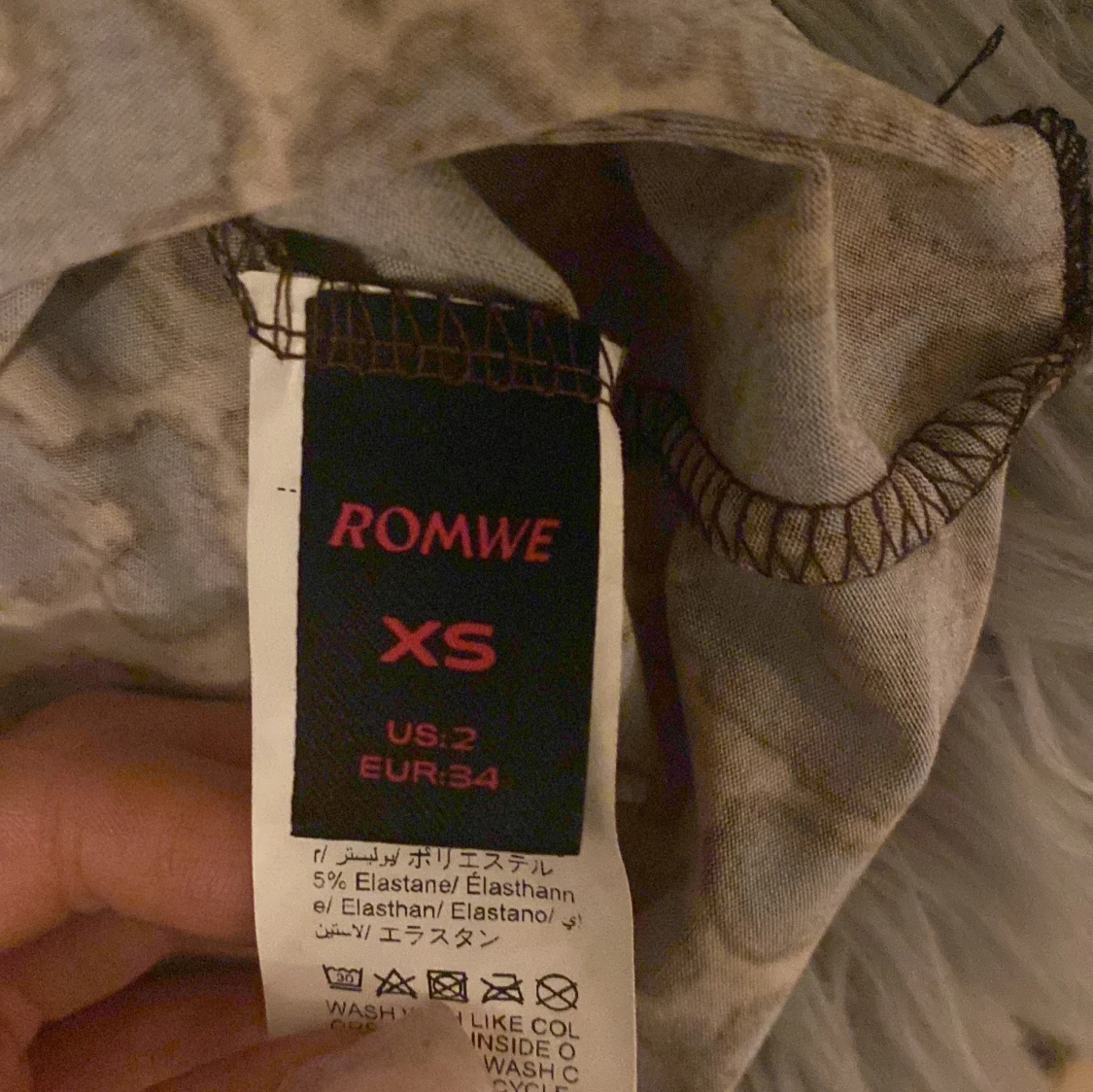 Leopardmönstrad topp - 91