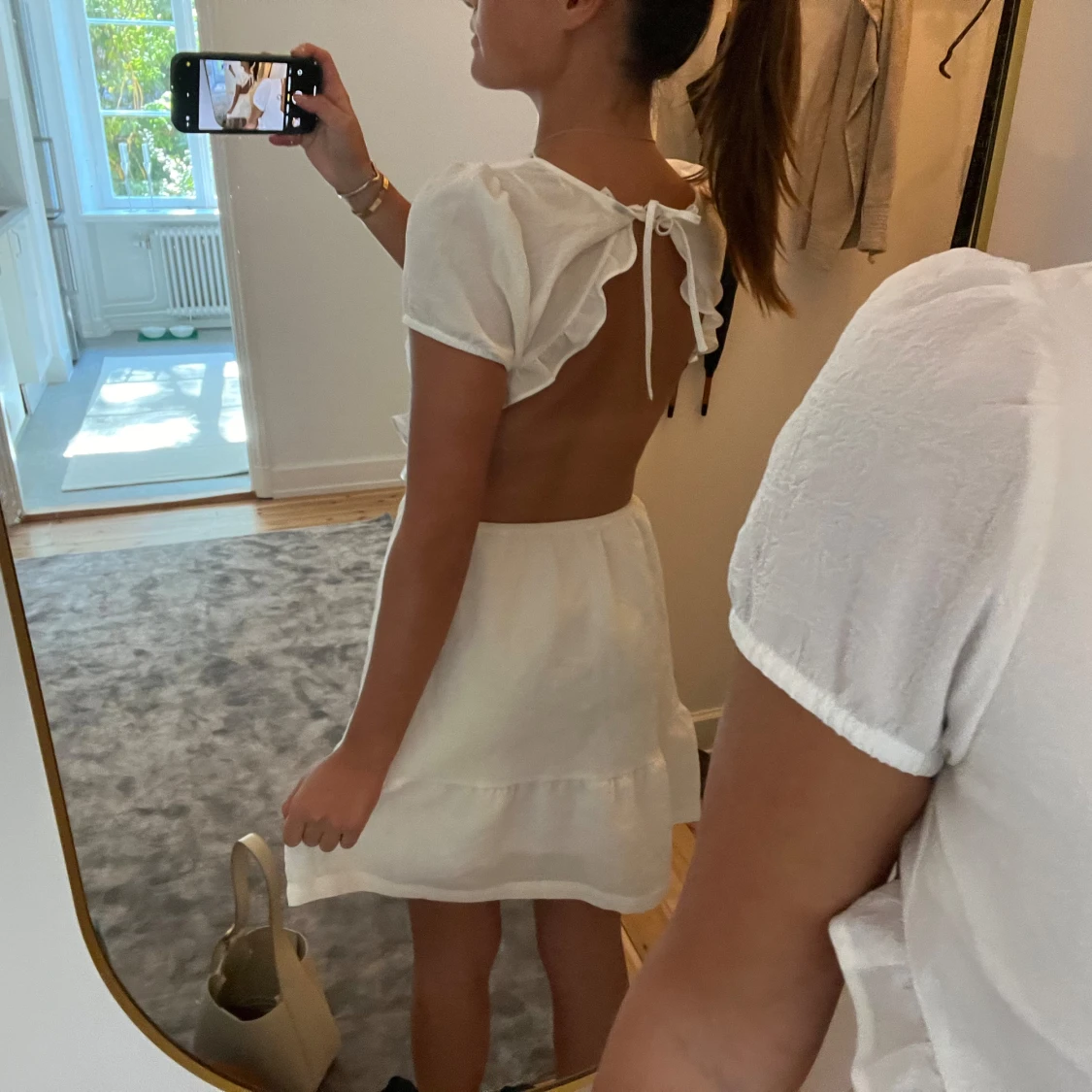 Vit klänning - 90