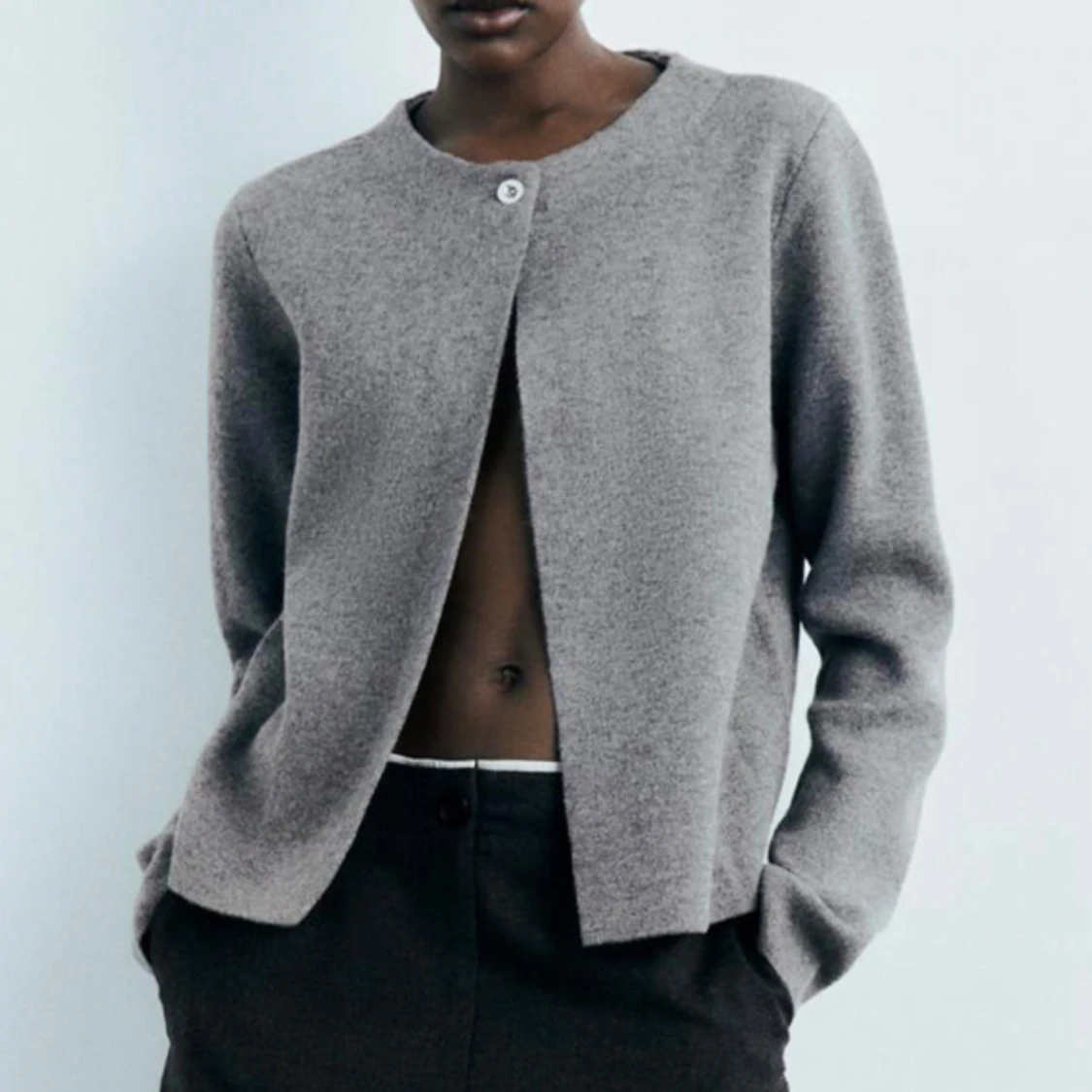Grå kofta från Zara