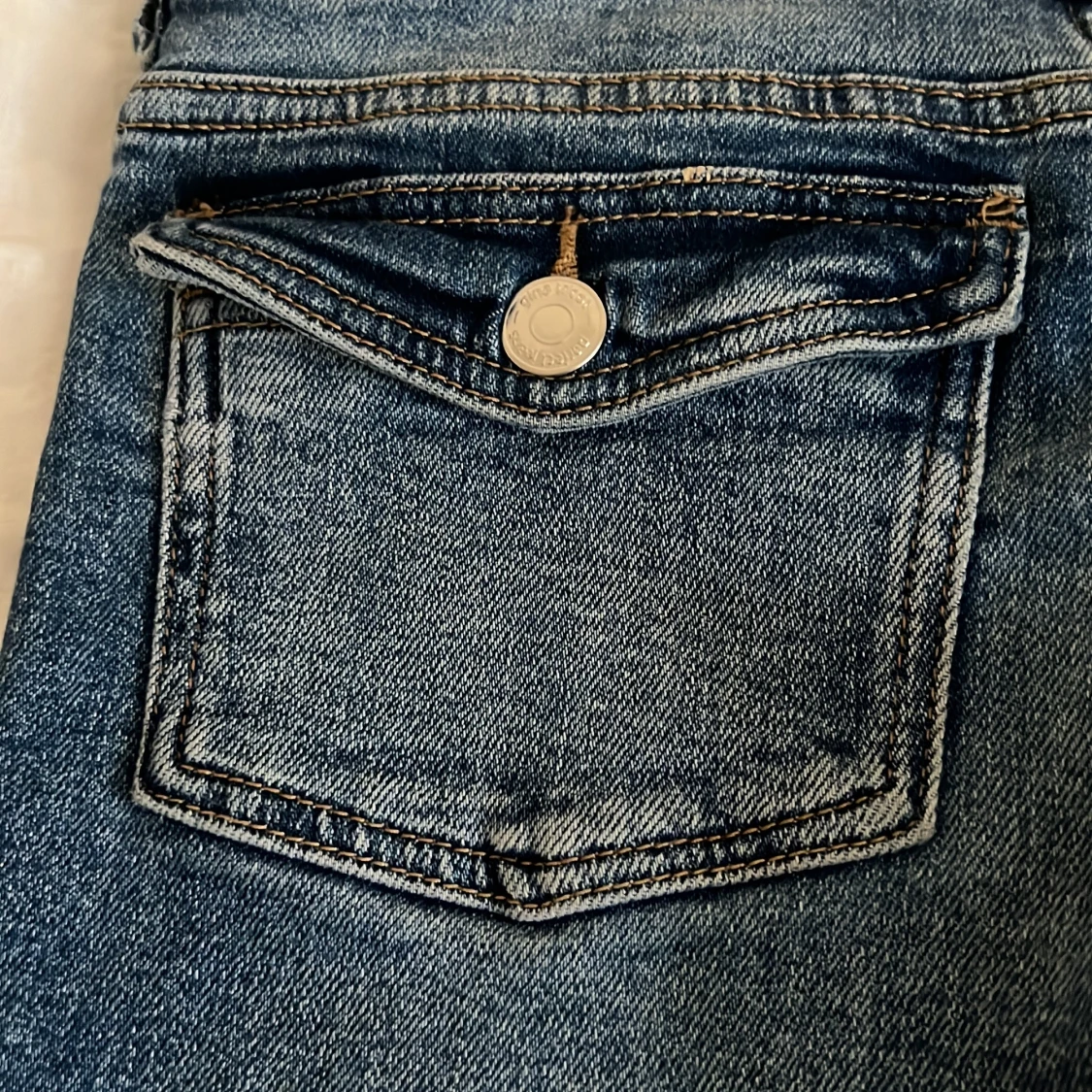 Blå jeans från Gina Tricot - 92