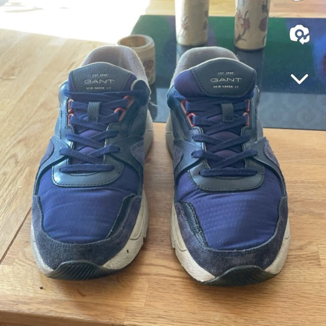 Gant Skor mörkblå. - 90