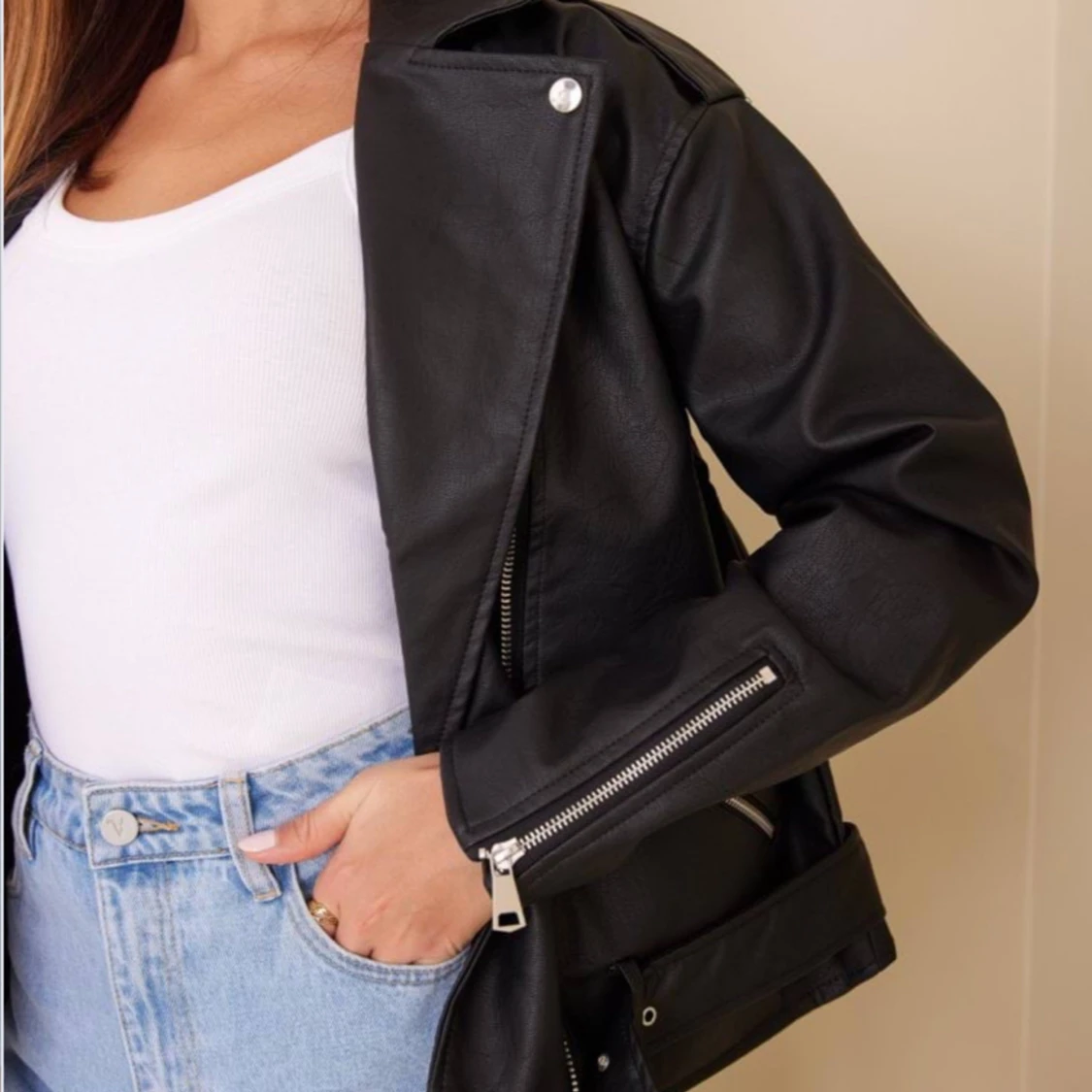 Skinnjacka / Biker Jacket - 90