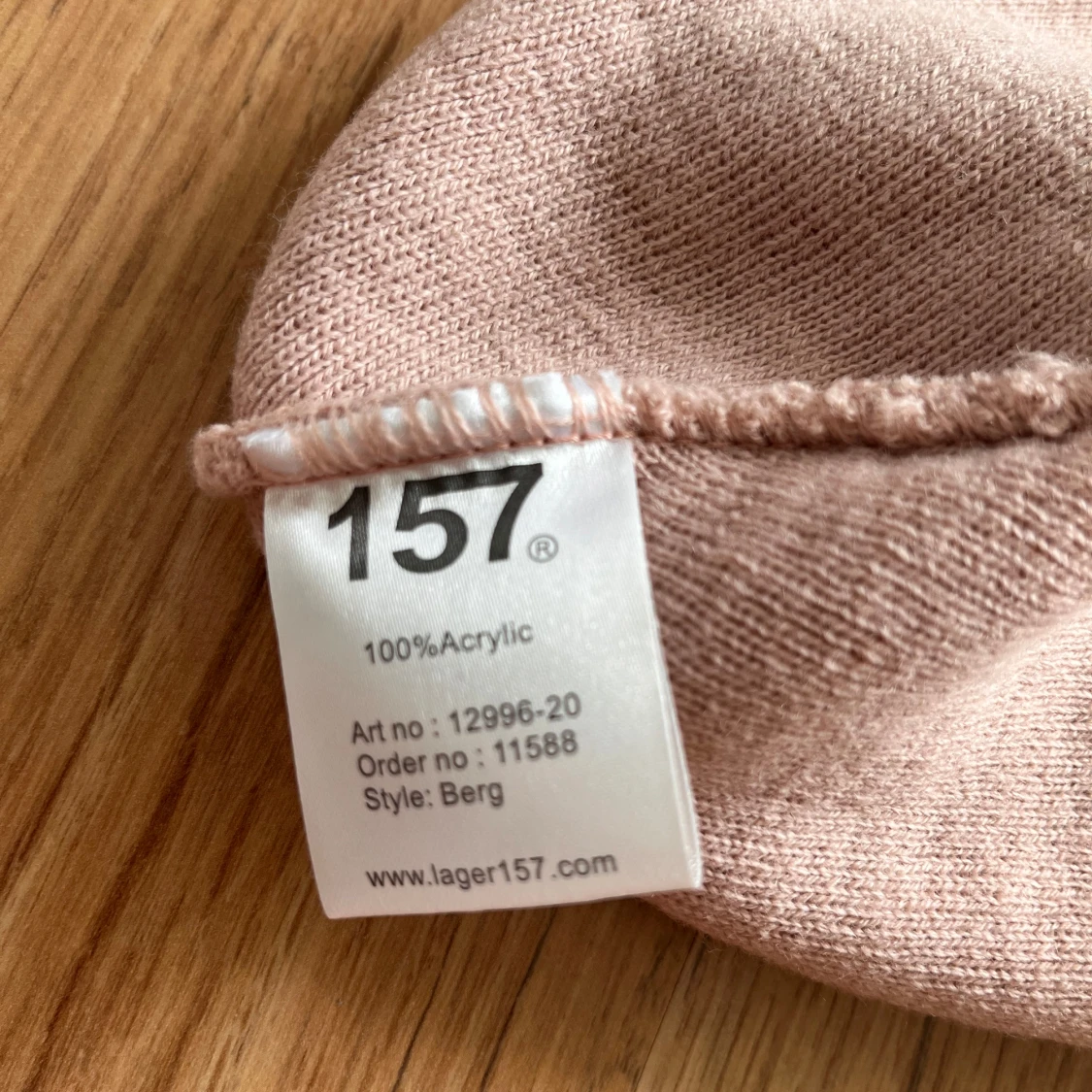 Rosa mössa från 157 Denim Makers - 91