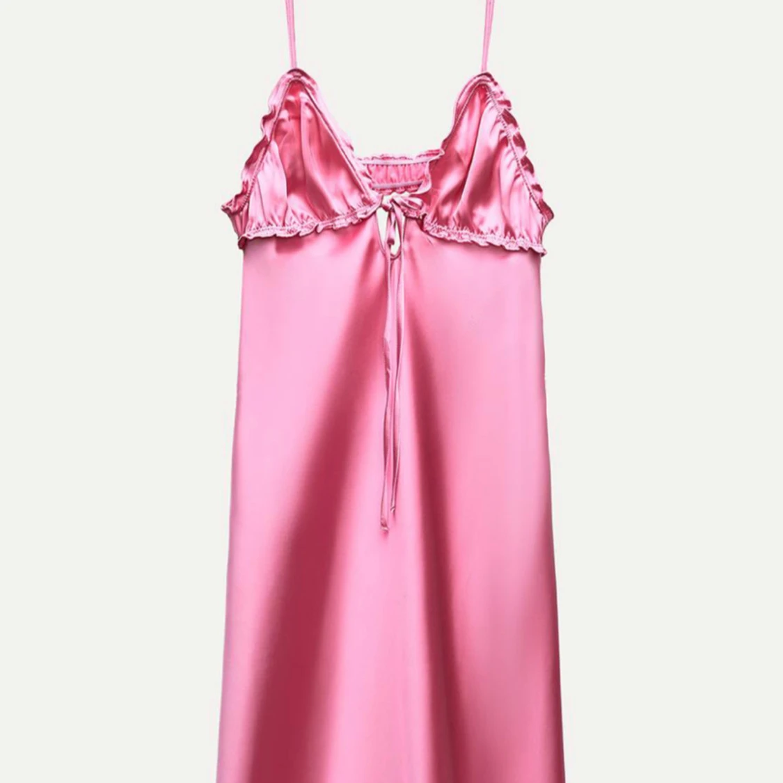  långklänning i silke rosa 💕💕 - 91