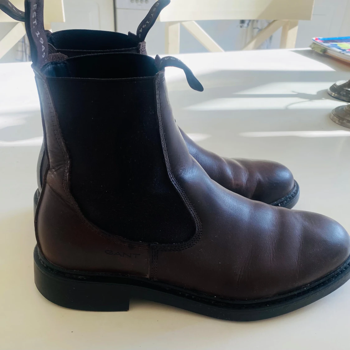 Gant Chelsea boots - mörkbrunt läder stl 41 - 91
