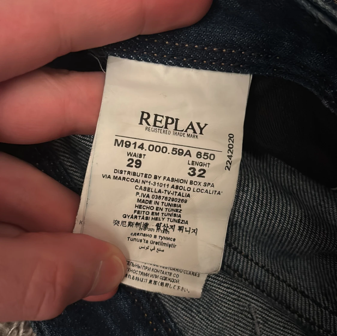 Replay Anbass Mörkblåa - 93