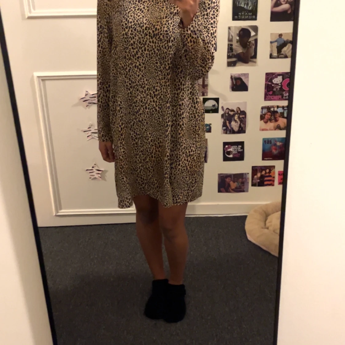 Cheetah print klänning - 90