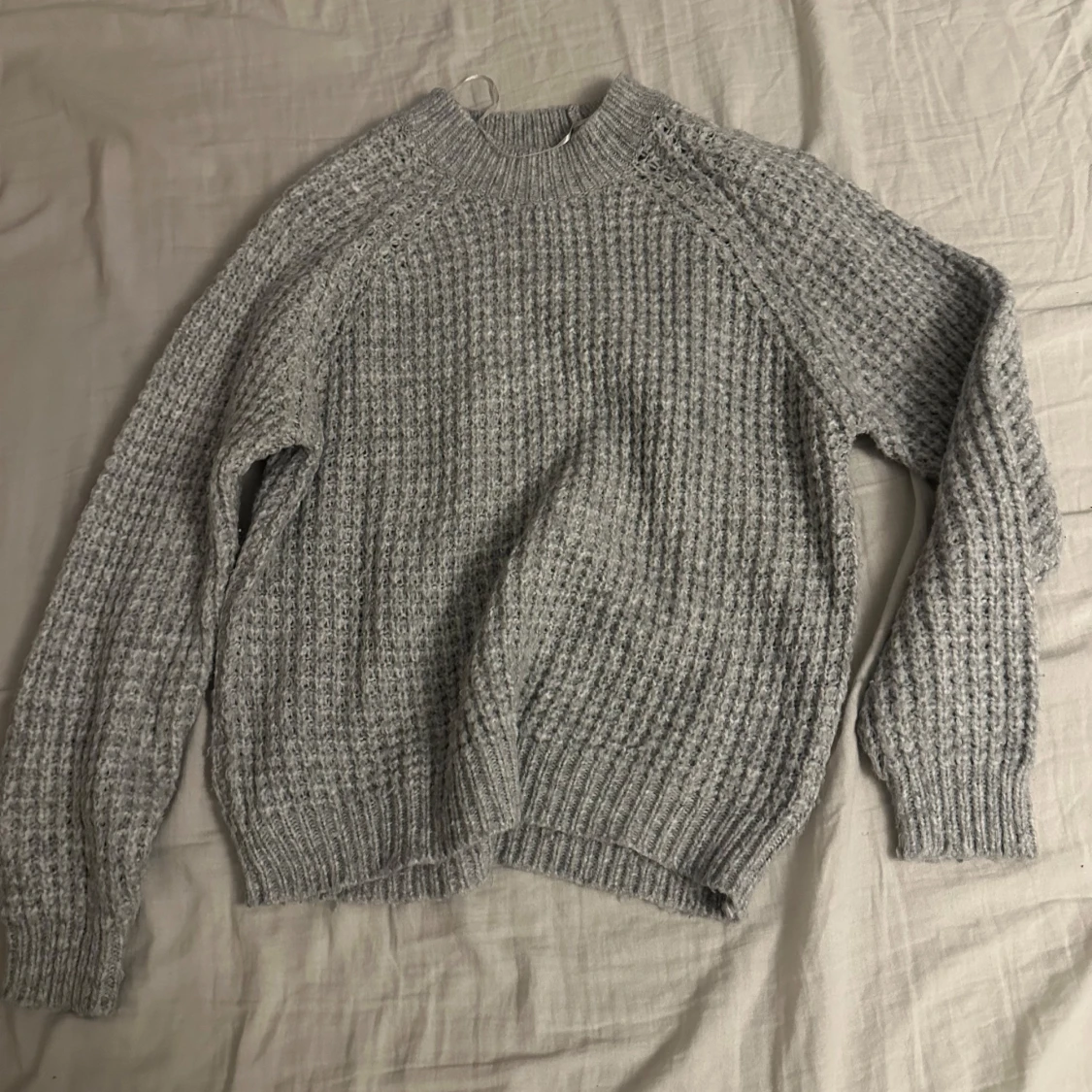 Grå stickad tröja från 157 - 90