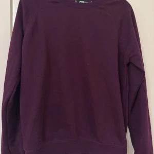 Mörklila tröja  - Säljer en mörklila tröja i mycket bra skick. Den är perfekt för höst och vinter. Tröjan har långa ärmar och en klassisk rund halsringning. 