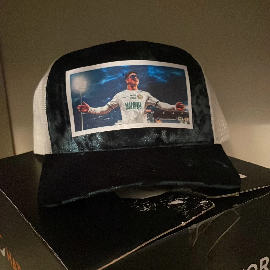 Mörkgrön och vit bajenkeps från Hatstore