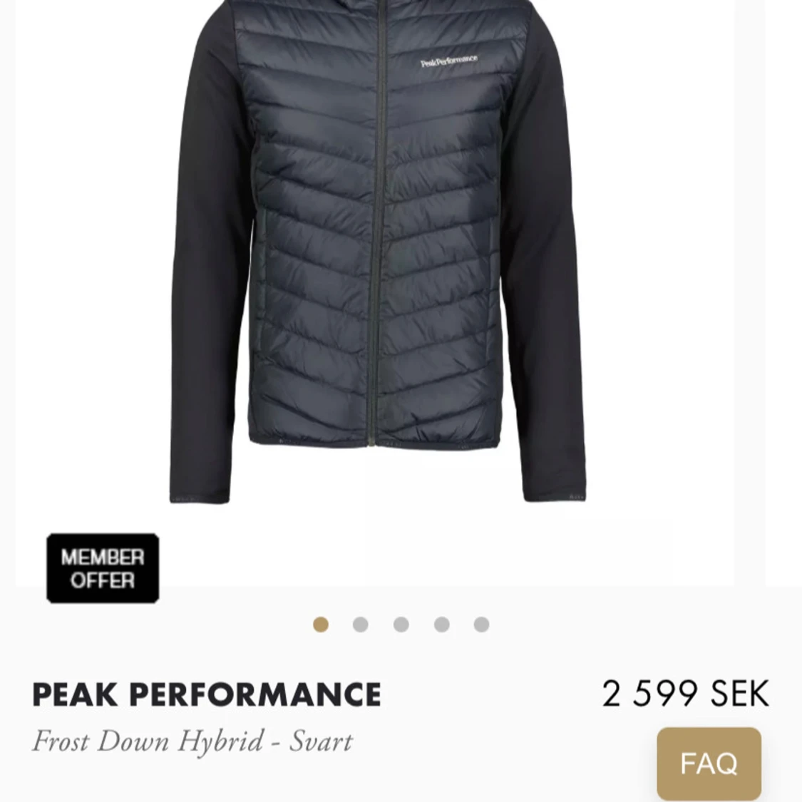 Svart cardigan från Peak Performance - 93