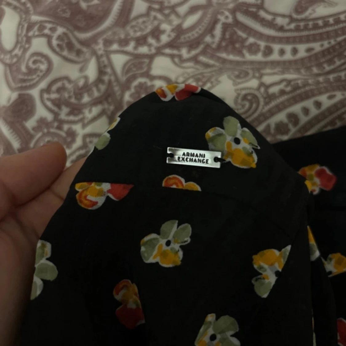 Blommig klänning från Armani Exchange