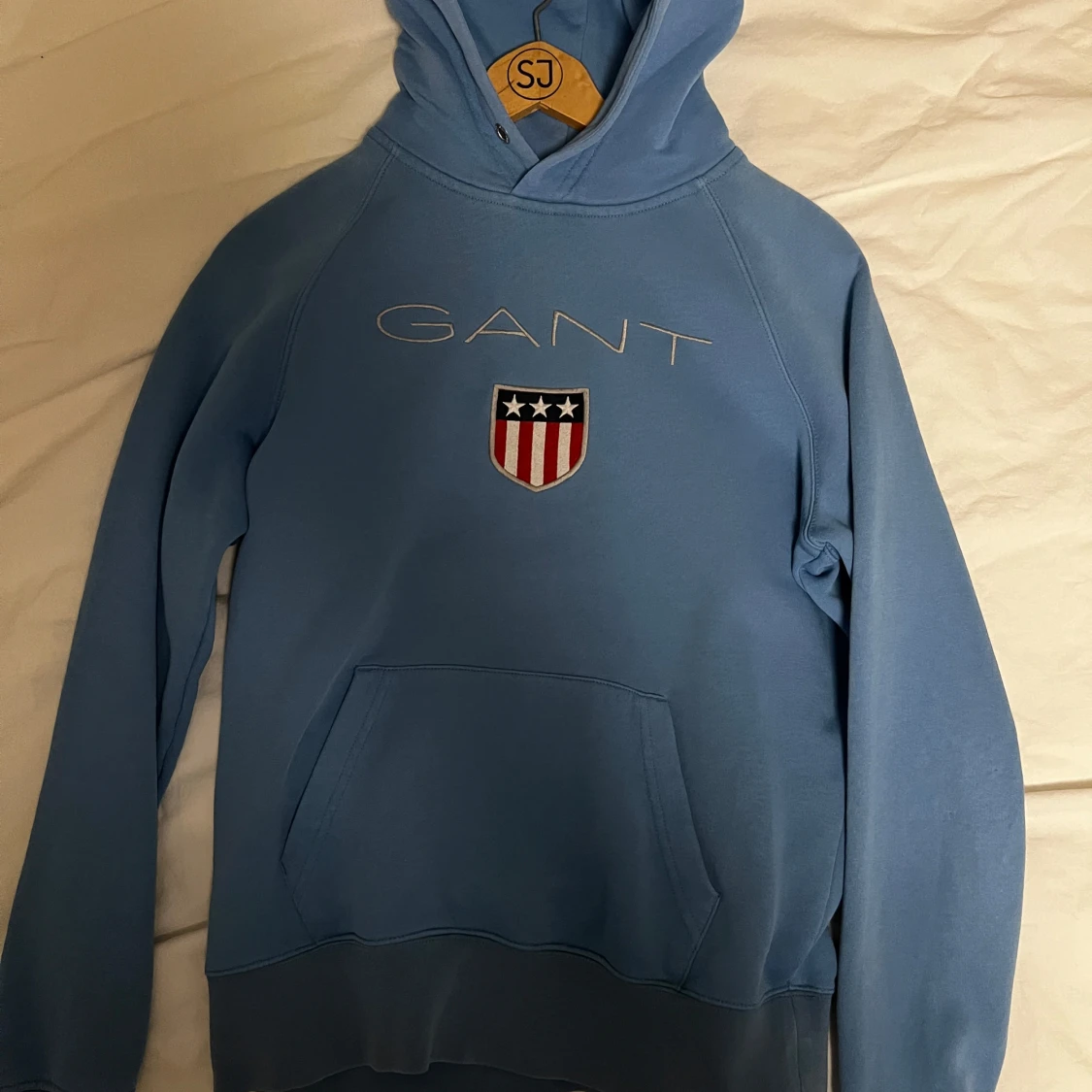 Blå Gant hoodie