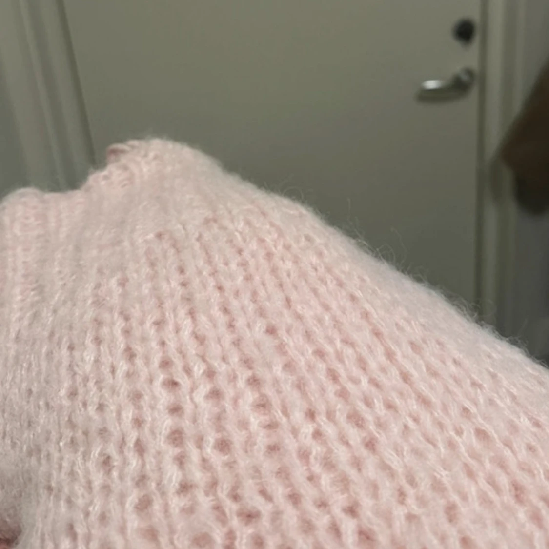 Randig stickad tröja  - 92