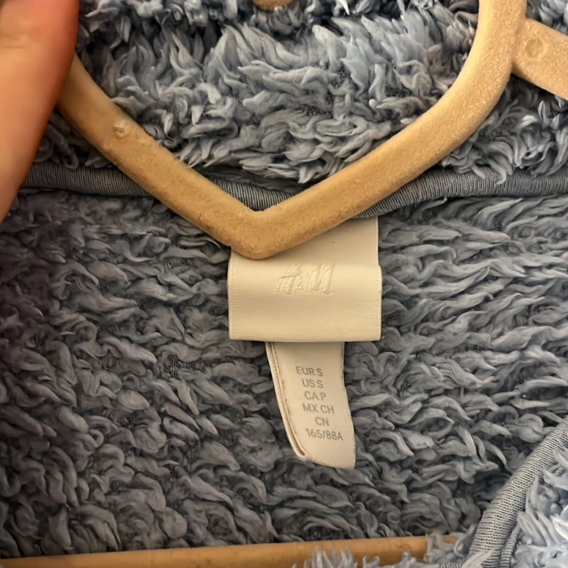 Mysig blå fluff från H&M - 91