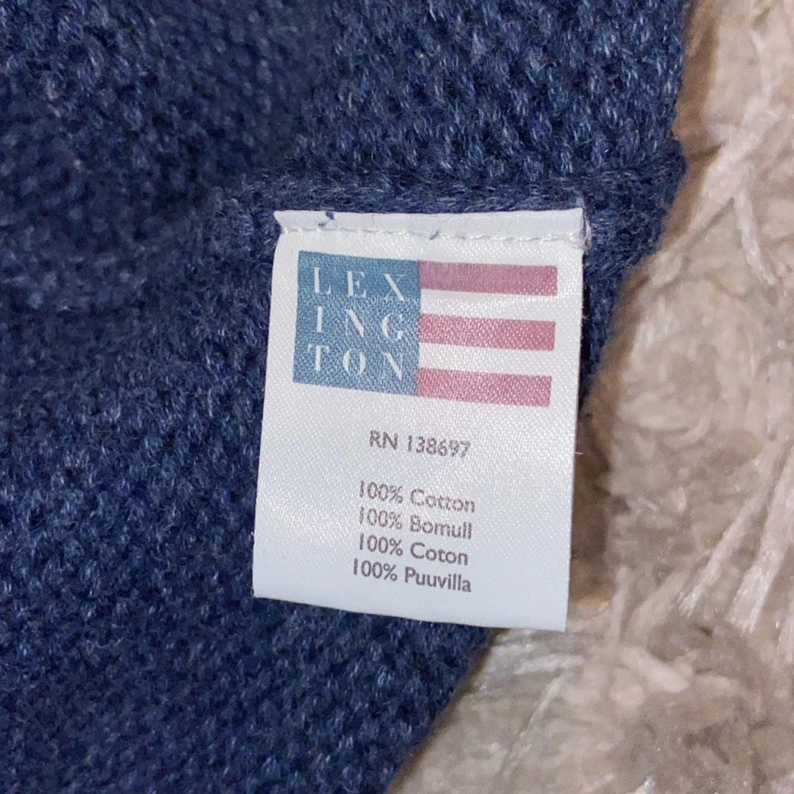 Mörkblå Lexington Tröja  - 92