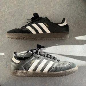 Adidas samba - Säljer mina sambas då dem knappt används längre. Har bytt skosnören, se tredje bilden. Bra skick! 