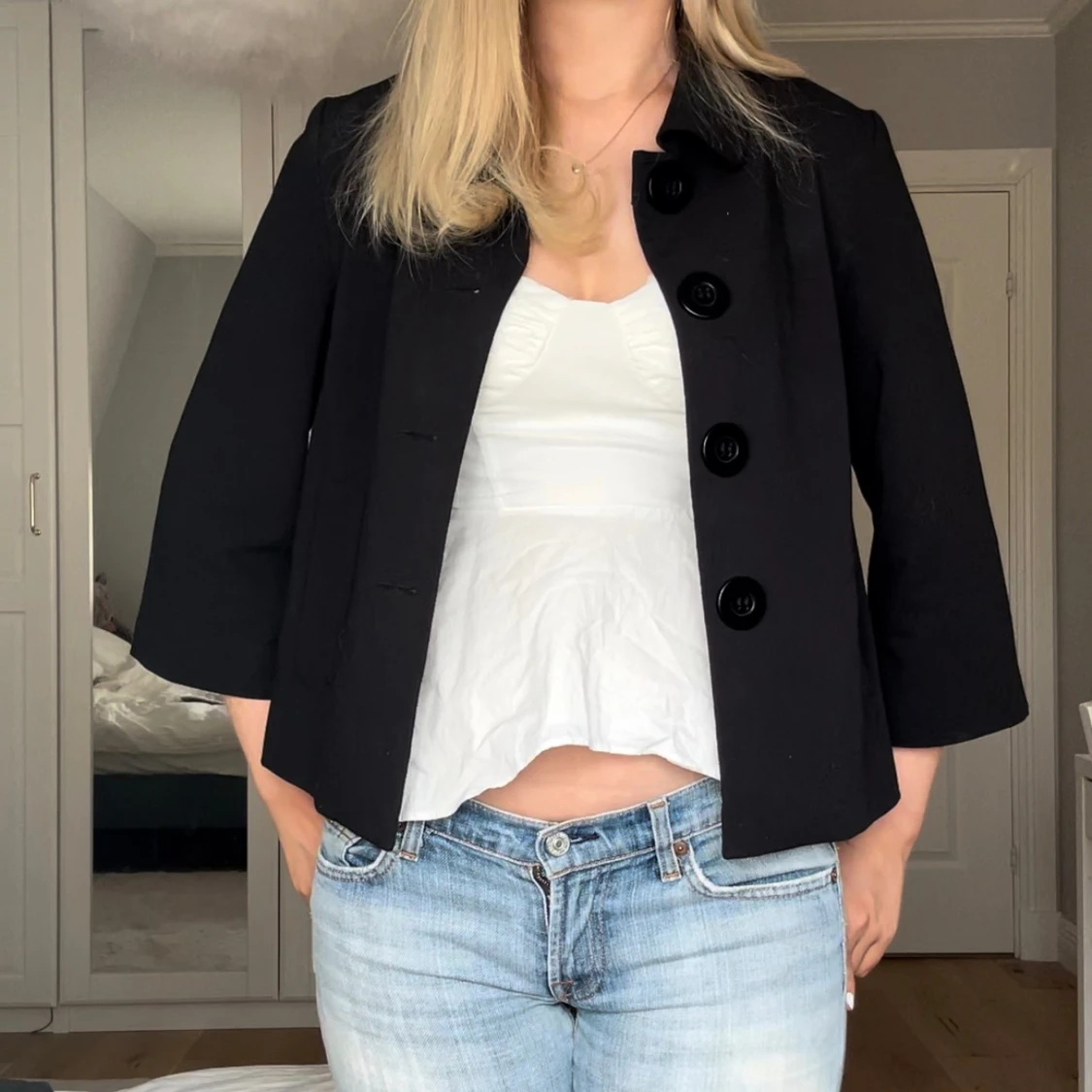 Trekvartsärmad jacka