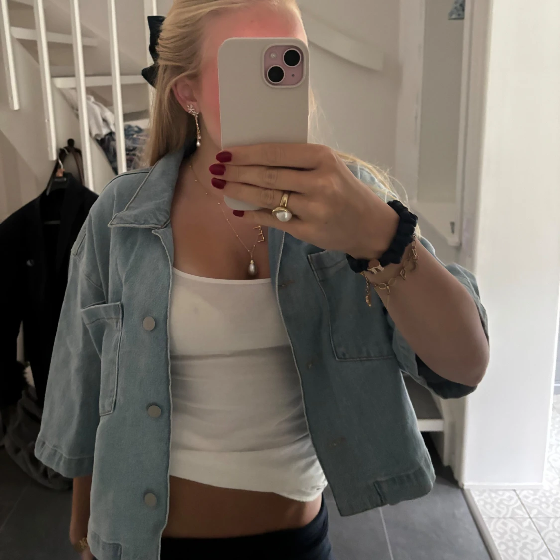 Supersöt jeanskappa - 91