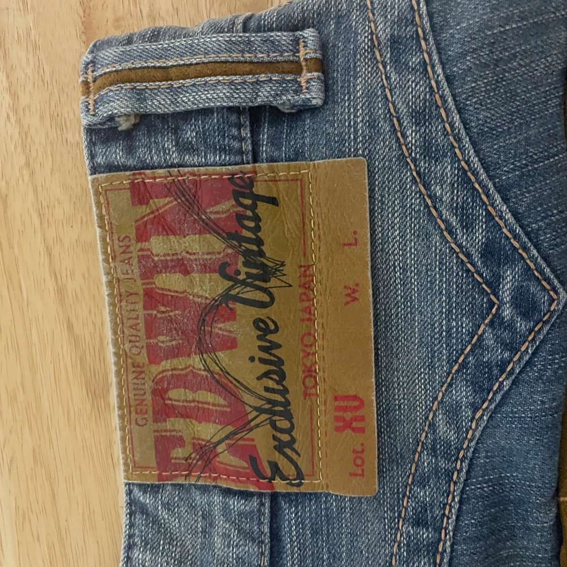 Blå jeans från Edwin - 92