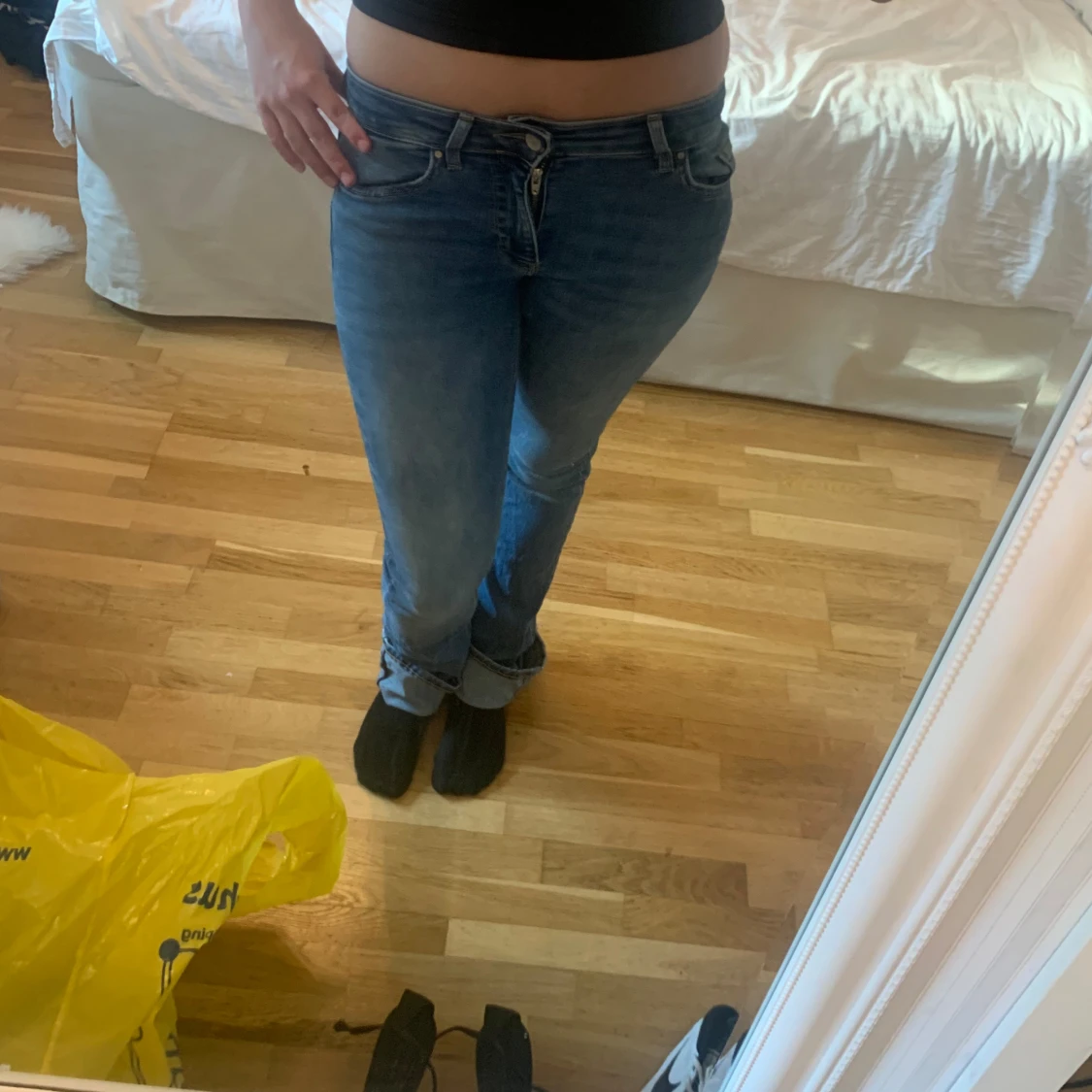 Blå jeansbyxor - 93