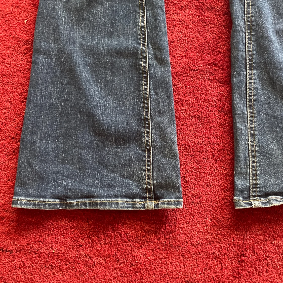 Blå jeans från Lindex - 90