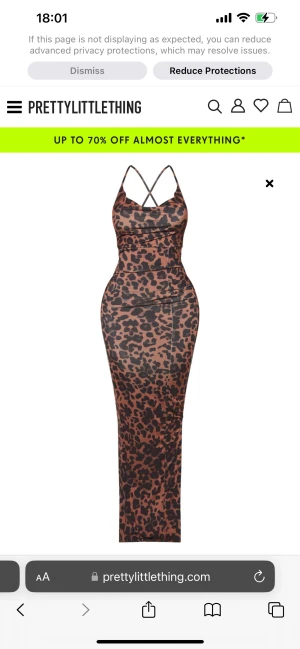 Sexig leoparddress  - Använd 2 ggr. 